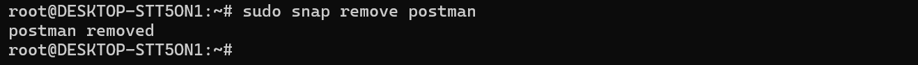 Удаление Postman через Snap
