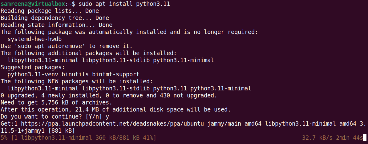 как обновить версию python